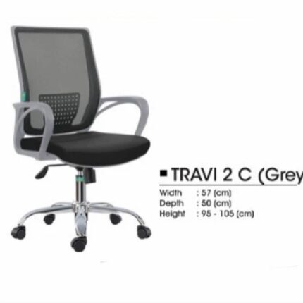 Kursi Decco Travi 2 C Grey