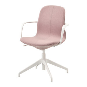 Kursi Ikea LÅNGFJÄLL Armrest Pink-Putih