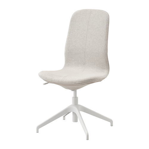 Kursi Ikea LÅNGFJÄLL Highback Krem-Putih