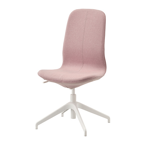 Kursi Ikea LÅNGFJÄLL Highback Pink-Putih