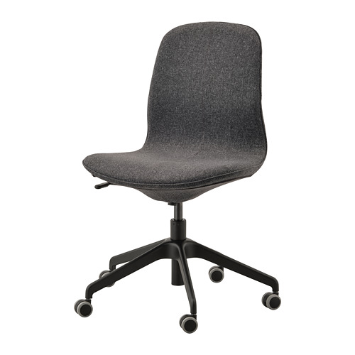 Kursi Ikea LÅNGFJÄLL Roda Abu tua-Hitam