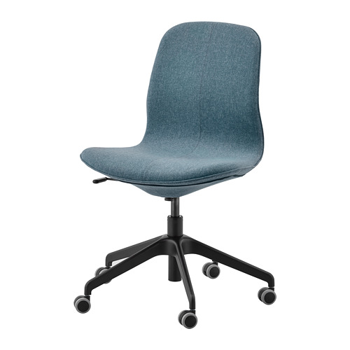 Kursi Ikea LÅNGFJÄLL Roda Biru-Hitam