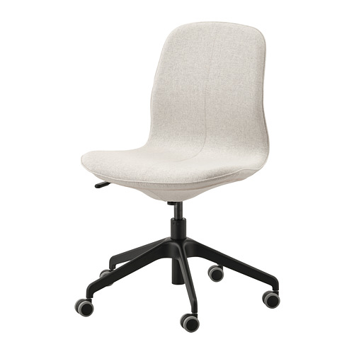 Kursi Ikea LÅNGFJÄLL Roda Krem-Hitam