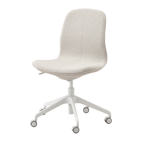 Kursi Ikea LÅNGFJÄLL Roda Krem-Putih