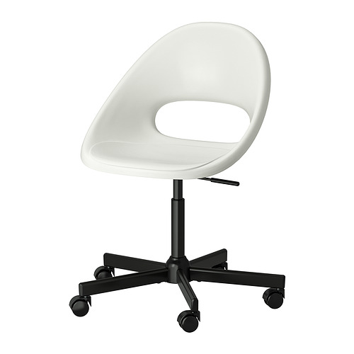 Kursi Ikea MALSKÄR-LOBERGET Putih-Hitam