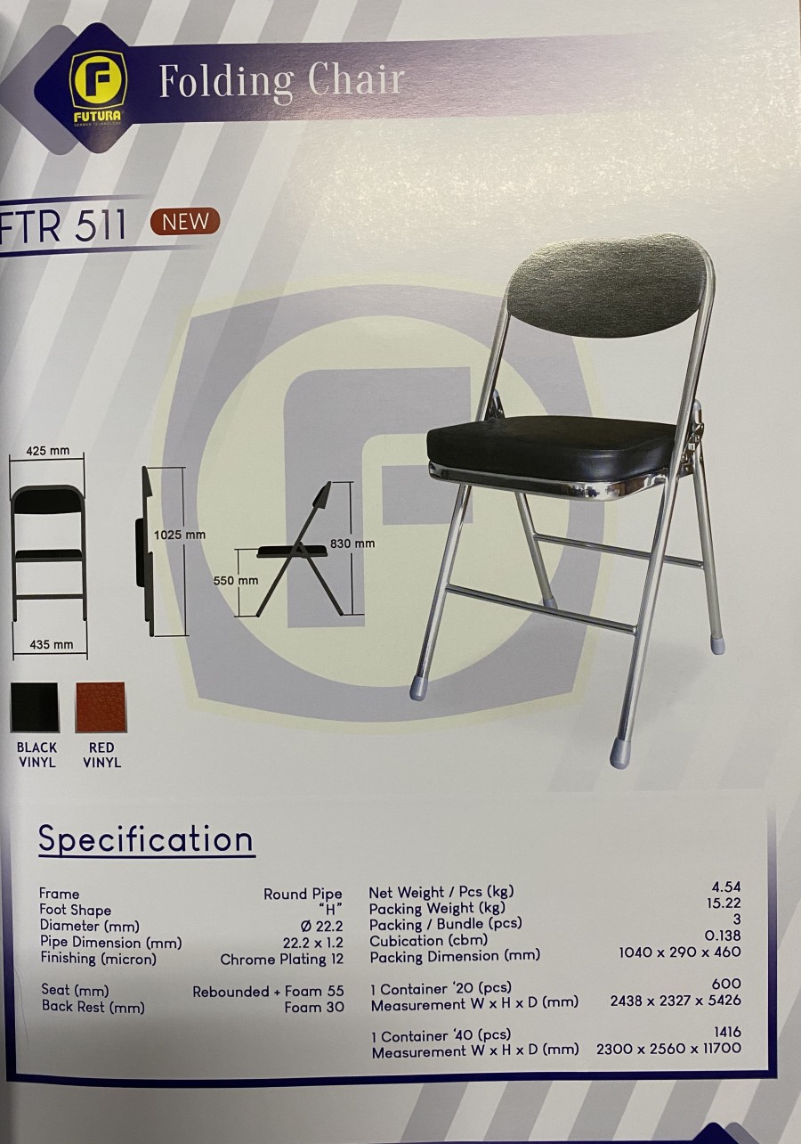 Kursi Lipat Futura FTR 511