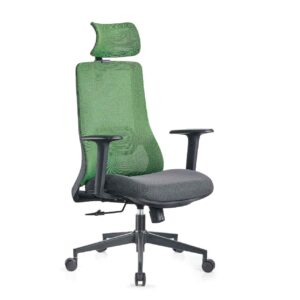 Kursi Officescale HADID HIGHBACK GREY GREEN