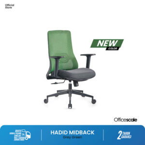 Kursi Officescale HADID MIDBACK GREY GREEN