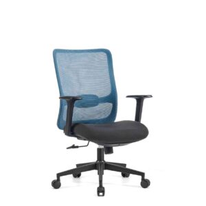 Kursi Officescale Orca MidBack Blue Grey