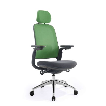 Kursi Officescale SENNA SENNA HIGHBACK GREY GREEN CHAIR