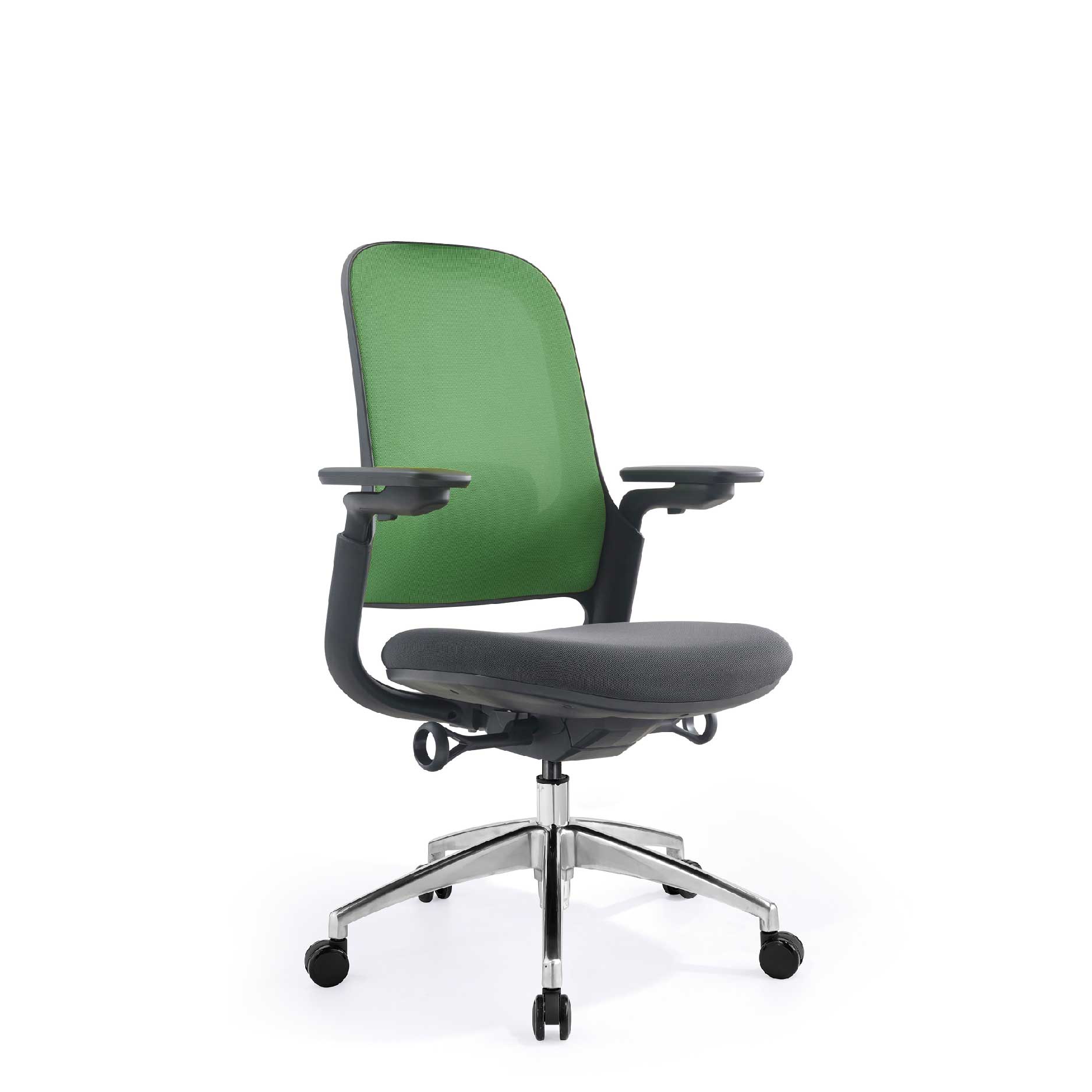 Kursi Officescale Senna MidBack Grey Green