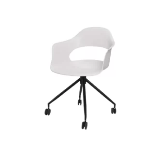 Kursi Olymplast Avanty Rangka B-Putih