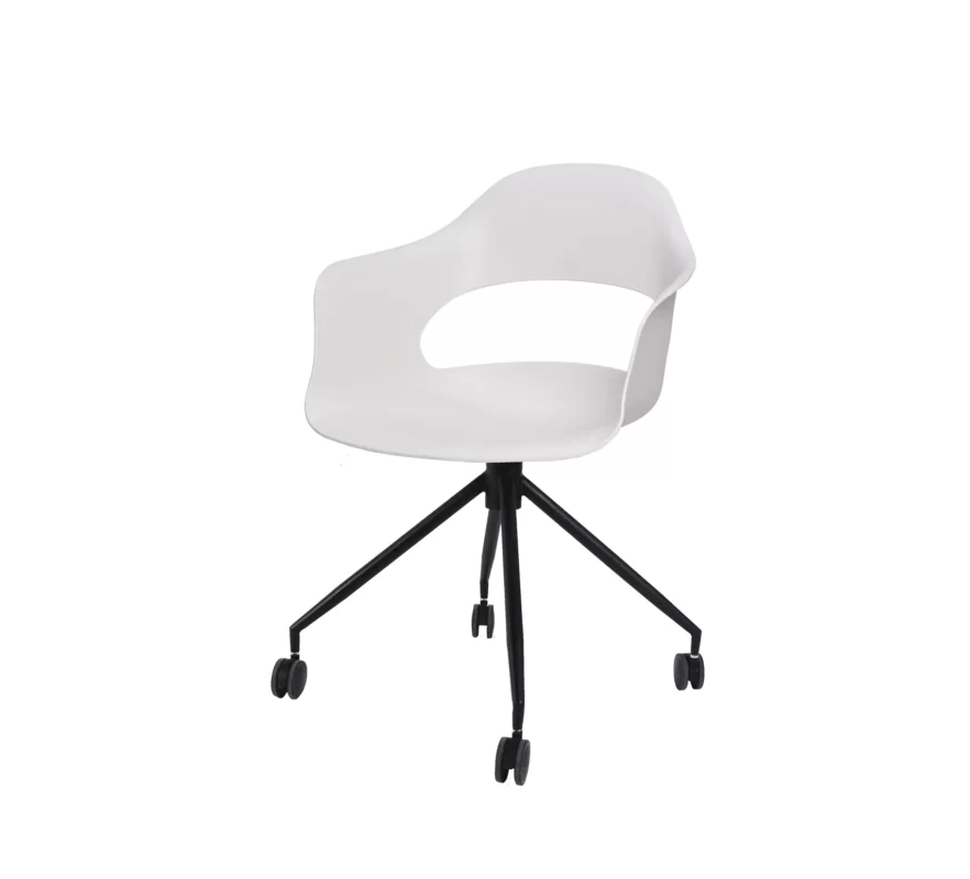 Kursi Olymplast Avanty Rangka B-Putih