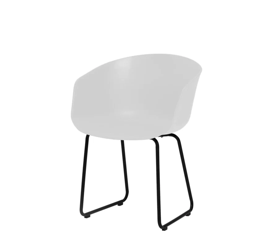 Kursi Olymplast Buble Rangka A-Putih