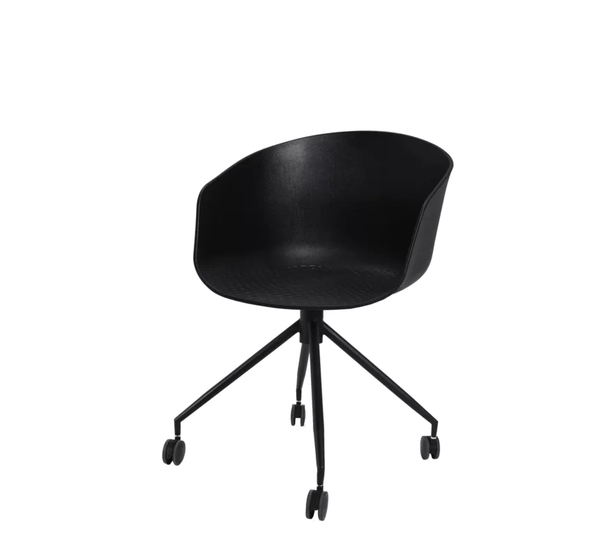 Kursi Olymplast Buble Rangka B-Hitam