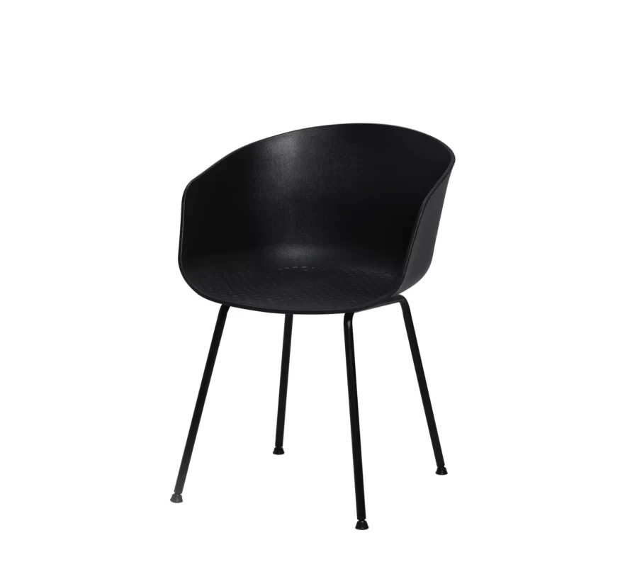 Kursi Olymplast Buble Rangka C-Hitam