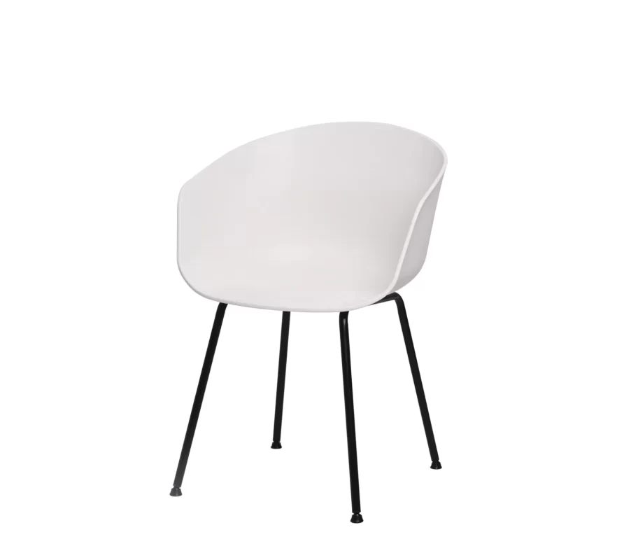 Kursi Olymplast Buble Rangka C-Putih