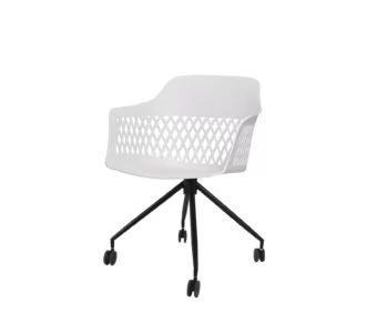 Kursi Olymplast Netta Rangka B-Putih