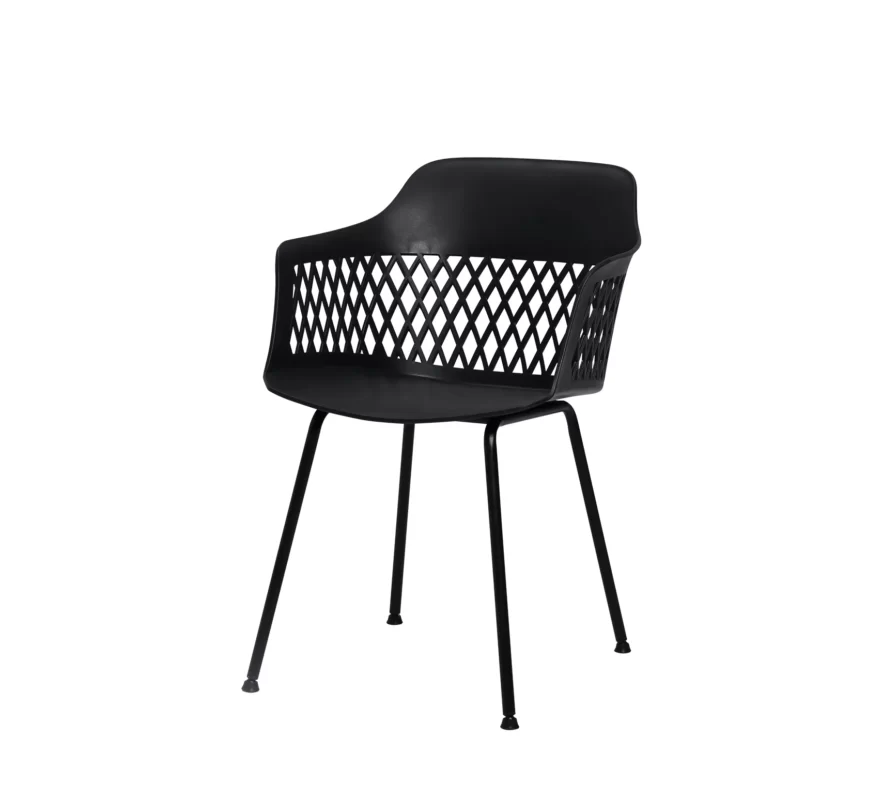 Kursi Olymplast Netta Rangka C-Hitam