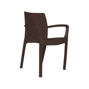 Kursi Plastik Olymplast OL 501S-Coklat Tua