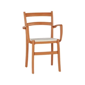 Kursi Plastik Olymplast OL 608H-Coklat Muda