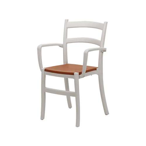 Kursi Plastik Olymplast OL 608H-Putih