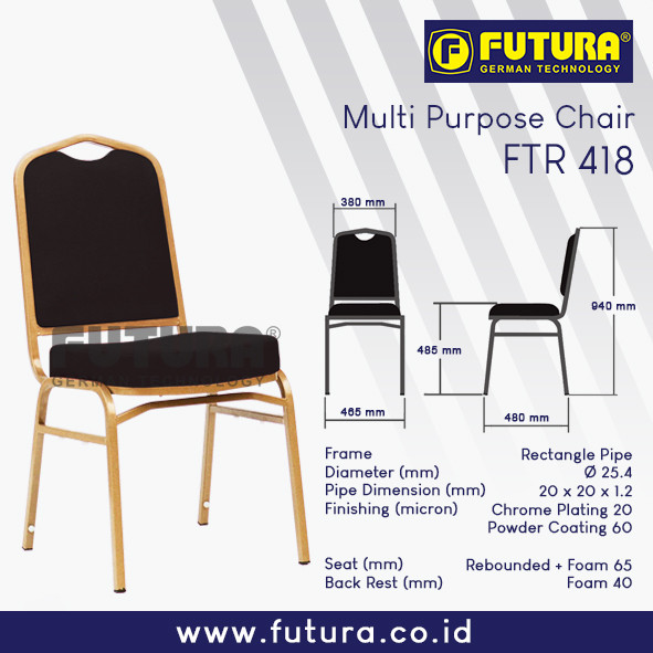 Kursi Susun Futura FTR 418 Kain Karung