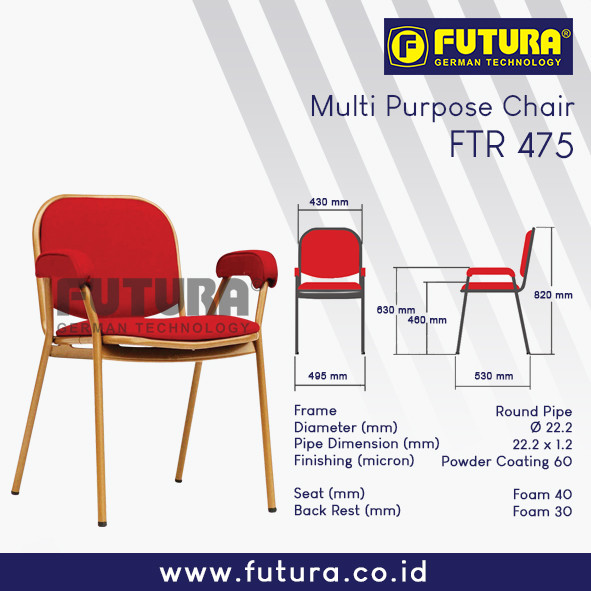 Kursi Susun Futura FTR 475 CH Oscar