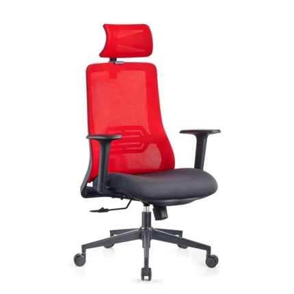 Officescale Kursi Kantor Hadid HighBack Grey Red