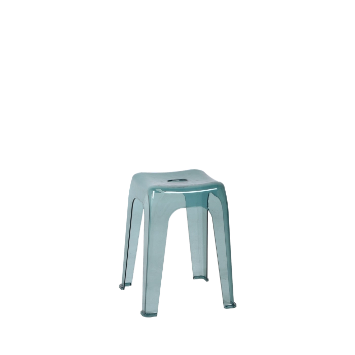 Kursi Susun Olymplast Crystal Stool-Biru