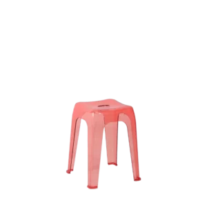 Kursi Susun Olymplast Crystal Stool-Merah