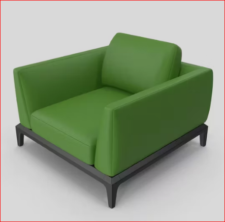 Custom Sofa Kantor Green