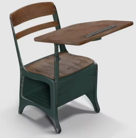 Kursi Sekolah Antik Hanko