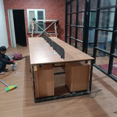 Partisi Cubicle Workstation Meja Meja Partisi Kantor VIP