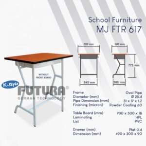 Meja Sekolah Futura MJ FTR 617