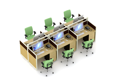 Meja Partisi Uno Konfigurasi 25 B