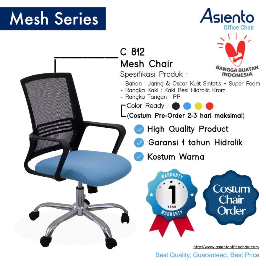 Kursi Kantor Kinako C 812 CR