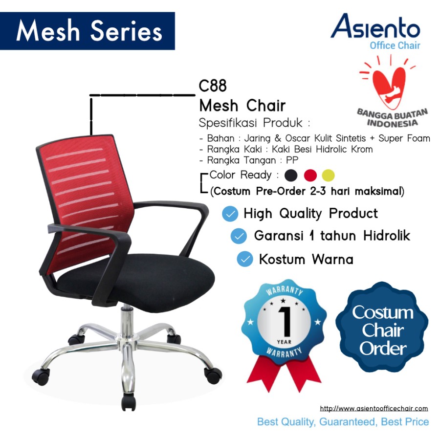 Kursi Kantor Kinako C88 CR