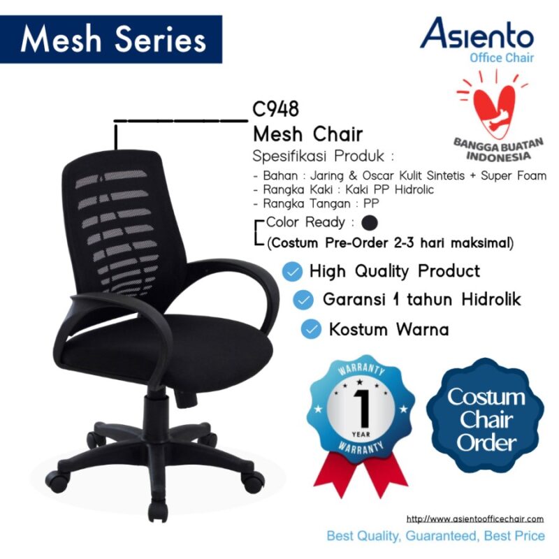 Kursi Kantor Kinako C948