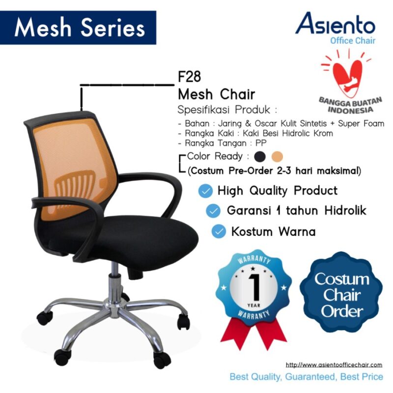 Kursi Kantor Kinako F28 CR