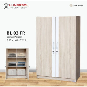 Lemari Pakaian Lunarsol BL 03