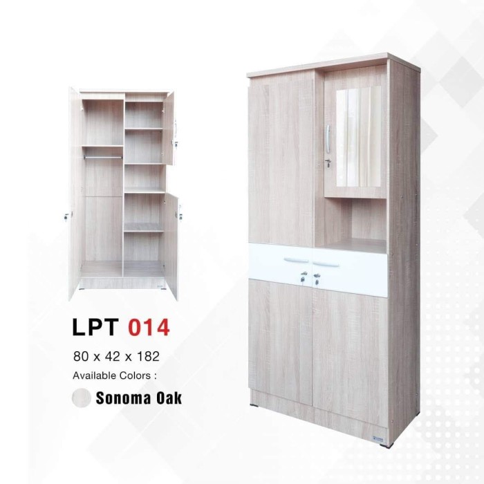 Lemari Pakaian Lunarsol LPT 014 Lemari Pakaian Lunarsol LPT 014
