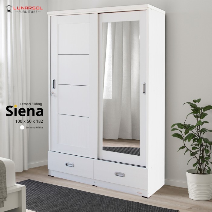 Lemari Pakaian Sliding Lunarsol Siena