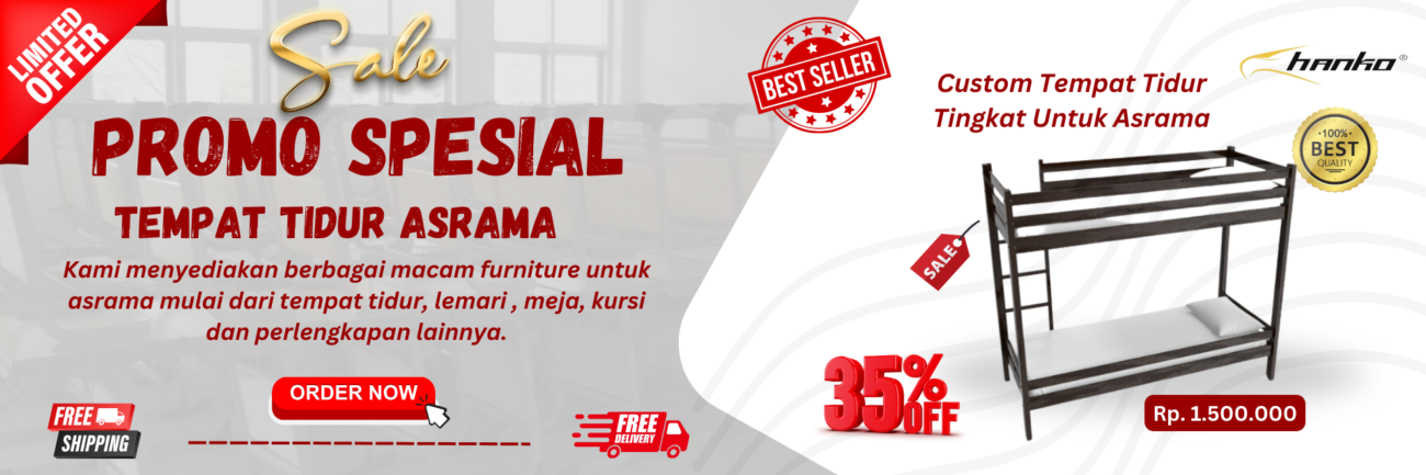 Promo Spesial Tempat Tidur Asrama