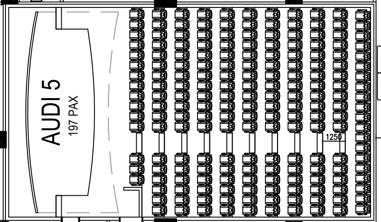 Gambar Denah Kursi Auditorium