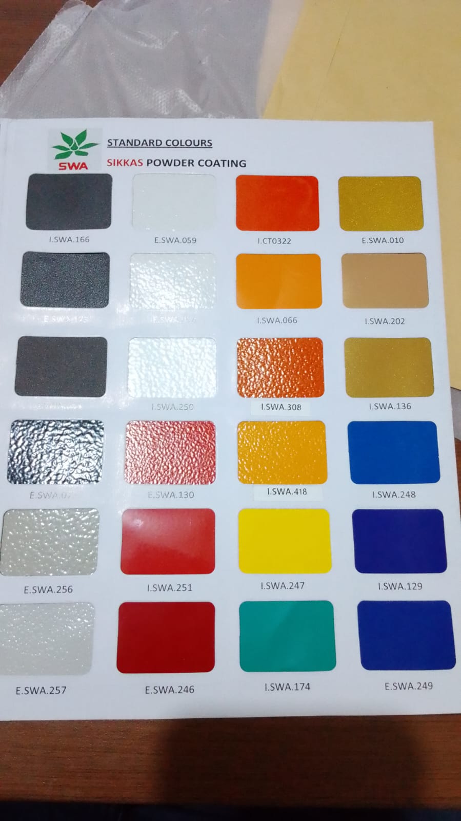 Sikkas serbuk powder Coating