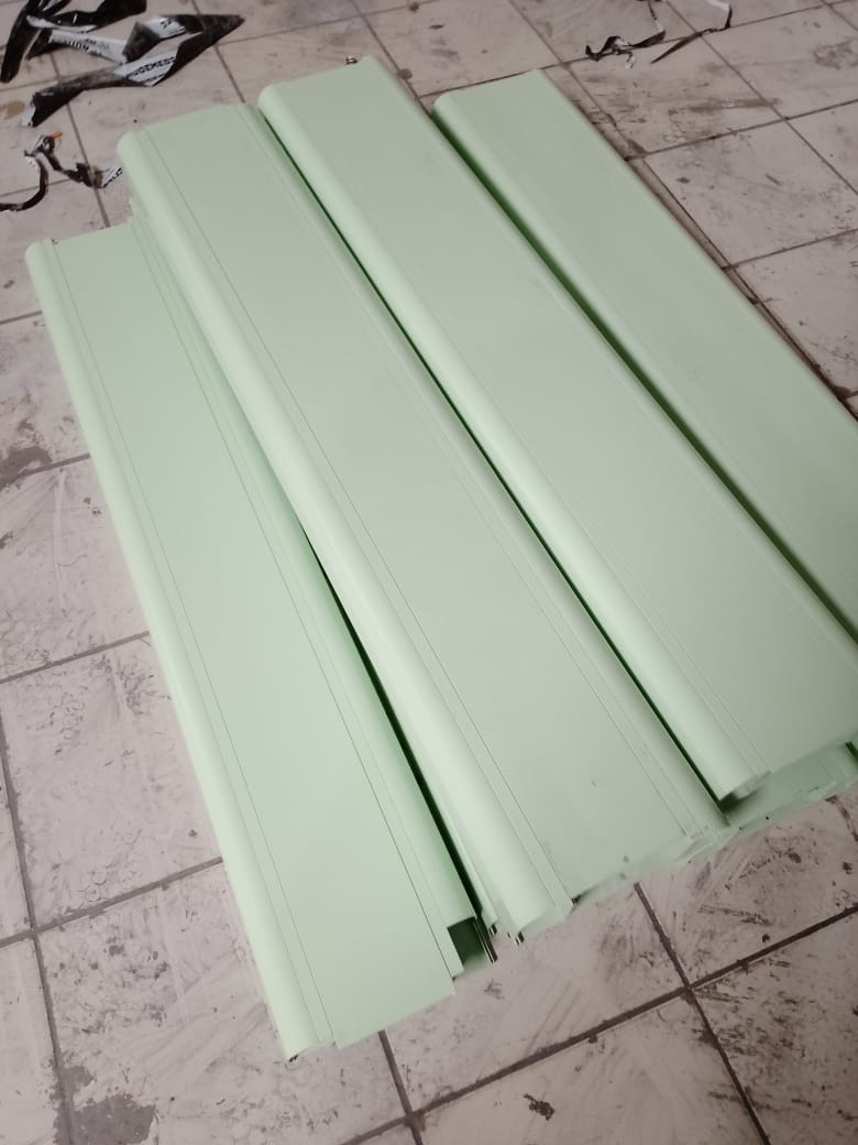 jasa cat besi powder coating bandung foto alumunium