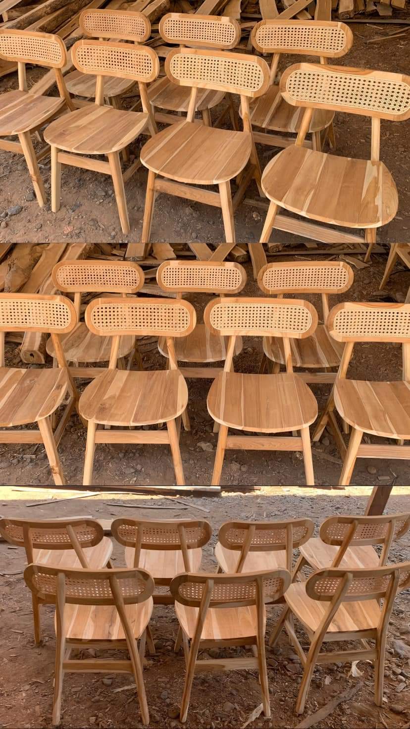 Kayu Jati Kayu Solid Custom