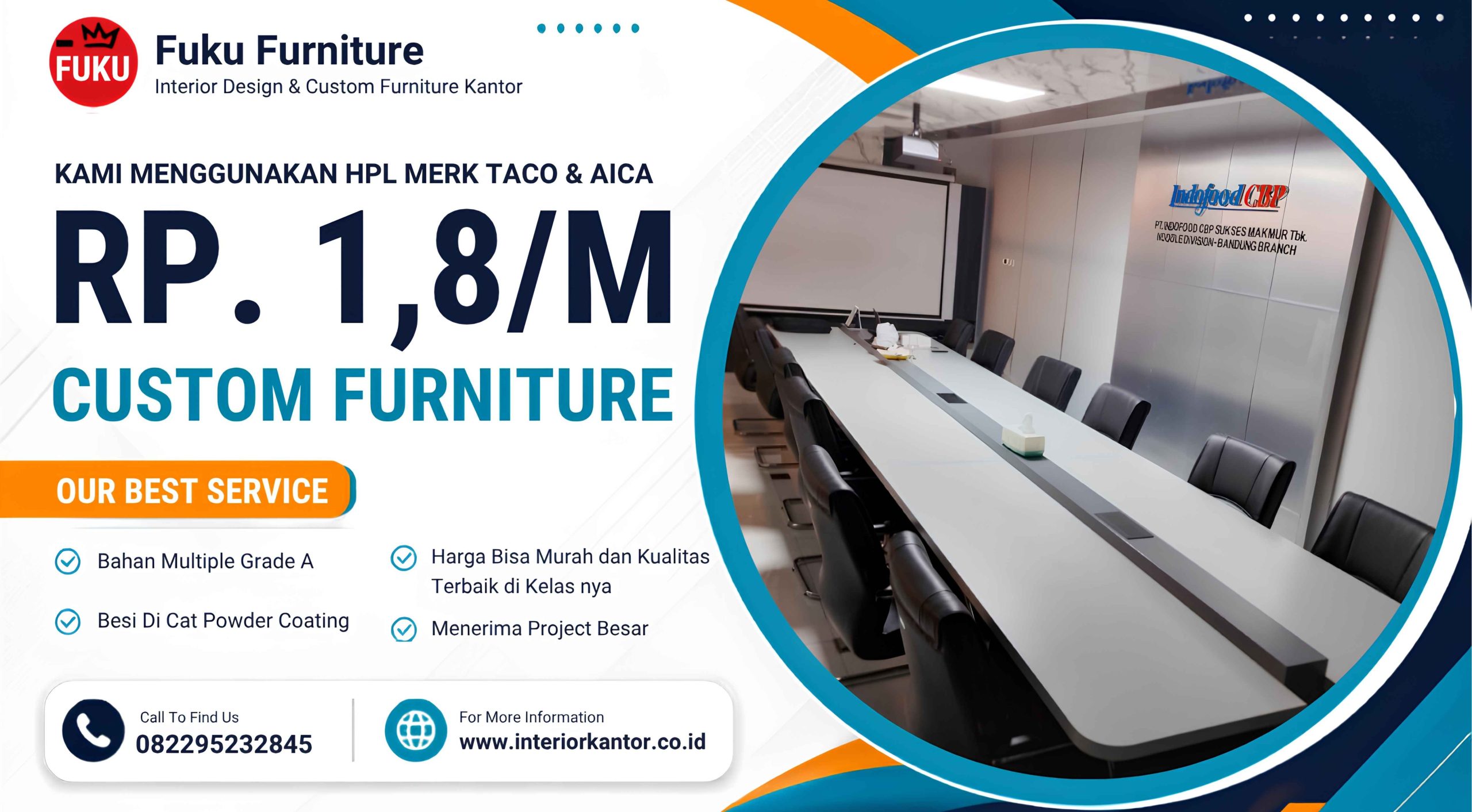 meja custom interior design